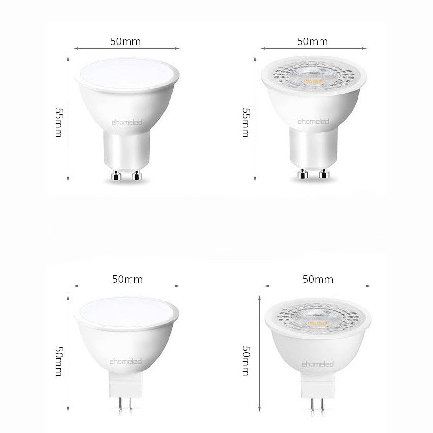 GU10 Led Bulbs Warm White, 5W, Dimmable Spotlight Bulbs GU10 Led Bulbs Warm White, 5W, Dimmable Spotlight Bulbs